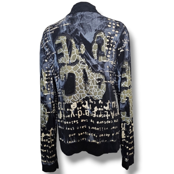 ADORE multimedia zip up cardigan. Large - Picture 4 of 6